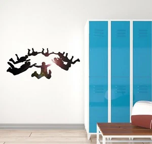 Wall Stickers Vinyl Decal Extreme Sports Skydiving Recreational Airborn (ig1623) - Picture 1 of 5