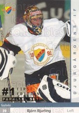 2002-03 Swedish Elitset First Edition Parallel #156 Bjorn Bjurling