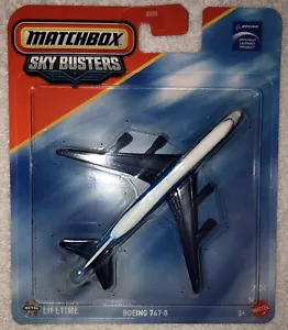 Matchbox Sky Busters #7/32 Boeing 747-8 BLUE & WHITE NEW 2025 RELEASE SHIP: USPS - Picture 1 of 2