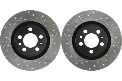 PAR dianteiro rotor de freio a disco Stoptech para 2007-2010 Volkswagen Golf City (47028) - Imagem 1 de 4