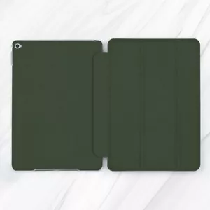 Dark Green Minimalist Case For iPad 10.2 Air 3 4 5 Pro 9.7 11 12.9 Mini - Picture 1 of 6