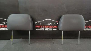 2008 HUMMER H3 FRONT LEFT & RIGHT BLACK CLOTH HEADREST HEAD RESTS - Picture 1 of 5