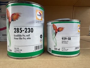Glasurit 2K White Primer Filler Pro + indurente 1lt 285-230 e 500ml 929-58 - Foto 1 di 1