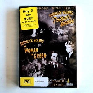 Sherlock Holmes Pursuit To Argel + The Woman In Green DVD 1945 Set de regalo, Reg 4 - Imagen 1 de 7