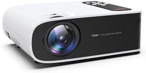 Pro V8 Projector WiFi 6 Bluetooth 2023 15000 Lumens1080P 4K&5G - Picture 1 of 6