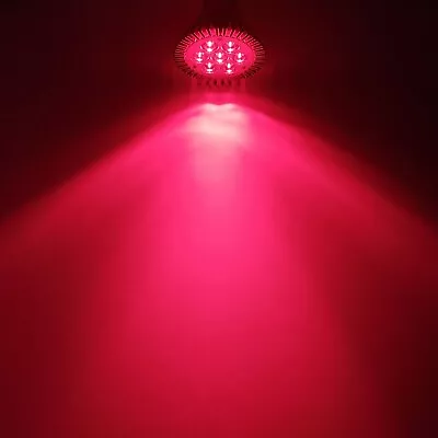 7W PAR30 Deep Red 670nm~680nm LED Lamp Light Bulb Therapy Plant Aquarium E26 E27 - Image 1 of 4