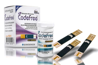 Tiras reactivas de glucosa en sangre CodeFree 50 uds. mg/dl - Promoción especial