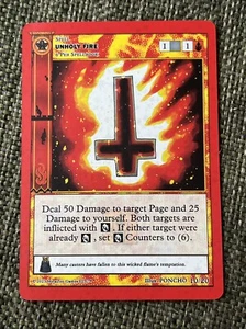 Metazoo Flame Tower Unholy Fire Reverse 10/20 NM - Picture 1 of 1