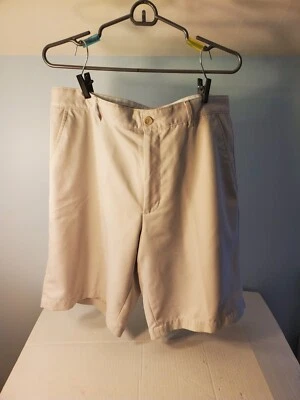 Pantalones cortos de golf Greg Norman for Tasso Elba blanco roto talla 34 Foto 1 de 4