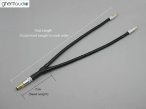 ghentaudio DC11 --- Oyaide DC-2.1G/DC-2.5G Canare 4S6 DC Y-Cable - Picture 1 of 4