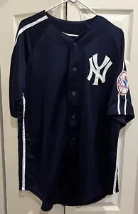 New York Yankees Cooperstown Collection Blue Crosstown Rivalry Jersey Men’s XL - Picture 1 of 3