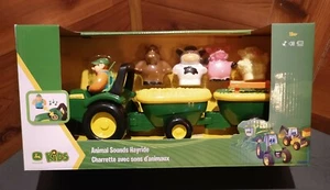 NEW TOMY JOHN DEERE KIDS ANIMAL SOUNDS HAYRIDE INTERACTIVE PLAYSET - Picture 1 of 12
