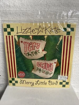 Lizzie Kate MERRY LITTLE BIRD Kit de Adornos de Navidad K50 Punto de Cruz Foto 1 de 2