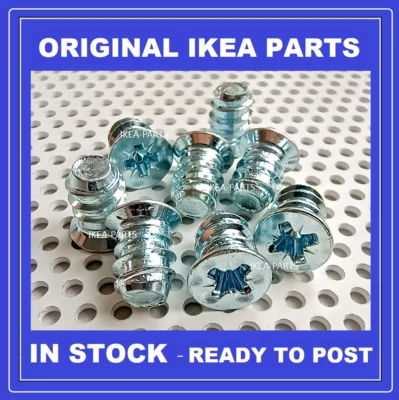 IKEA SCREWS 100365 HEMNES STALL BRUSALI MALM GENUINE PARTS x8 - Image 1 of 4