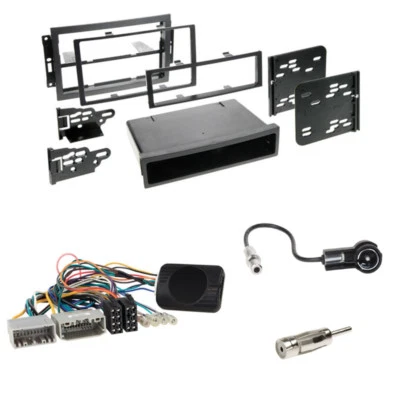 1-DIN KFZ Autoradio Blende+Alpine Lenkradadapter f. CHRYSLER 300C Grand Cherokee - Bild 1 von 2