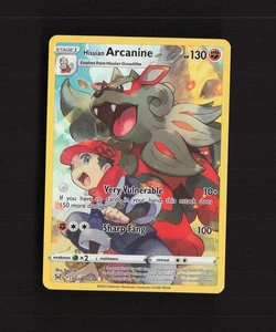 Hisuian Arcanine TG08/TG30 Lost Origin Full Art Ultra Rare Holo Pokemon Card NM - Picture 1 of 10