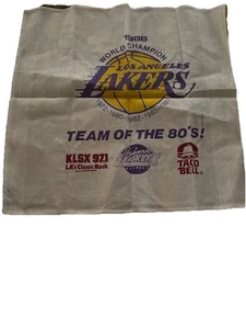 Los Angeles Lakers De Colección Equipo de los 80 Campeones del Mundo 1988 Hanky/Banner - Imagen 1 de 1