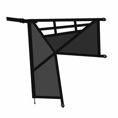 Polaris Side Net, Front, Full, Genuine OEM Part 2686410, Qty 1 Foto 1 de 2