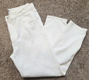 AGOLDE Radiate Pinch Waist High Rise Straight Jean in Radia White Sz 32 NWT  - Picture 1 of 10
