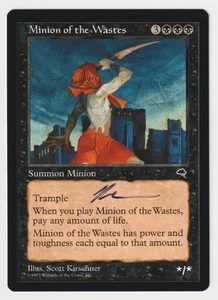 Signed Minion of the Wastes Proof LP Tempest Artist Scott Kirschner MTG Magic AP - Picture 1 of 2