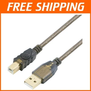 100ft Braided USB 2.0 Cable Male to Male - Fast Connection for USB Devices - Picture 1 of 7