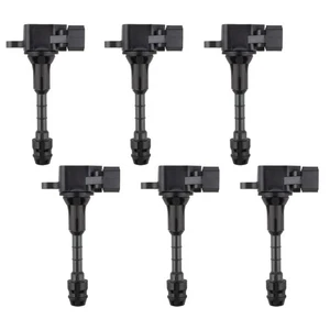 Ignition Coil Pack Set of 6 - Compatible with Infiniti FX35 G35 M35 & Nissan ... - Picture 1 of 7