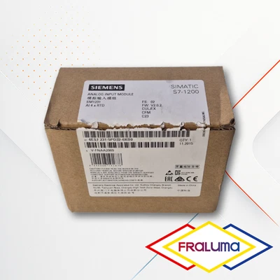 Modulo Ingresso Analogico Siemens SIMATIC S7-1200 6ES7231-5PD32-0XB 4AI - Nuovo - Immagine 1 di 3