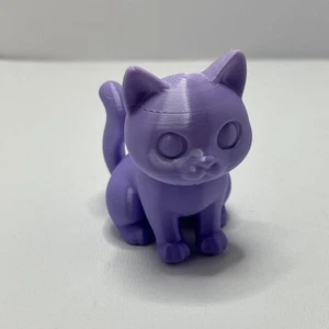 3D Printed Sitting Cat - Picture 1 of 5