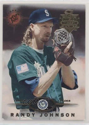 1995 Topps Stadium Club Super Teams Division Winners Randy Johnson #340 HOF - Image 1 of 2