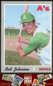 Topps Bob Johnson 693 Oakland Athletics 1970 - Imagen 1 de 2