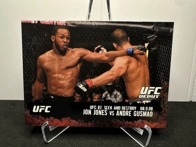 2009 Topps UFC #101 Jon Jones RC vs. Andre Gusmao Rookie (18) - Image 1 of 2