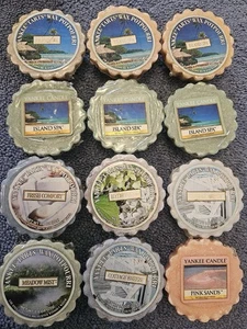 Lote de 12 velas Yankee cera se derrite aromas de playa surtidos - Imagen 1 de 4