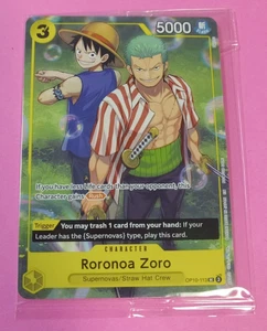 One Piece Card Game Promo Mint Roronoa Zoro OP-10-113 Sealed Learn Together Set - Picture 1 of 2