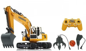 JAMARA, LIEBHERR R936 Escavatore radiocomandato con accessori per demolizione... - Foto 1 di 5