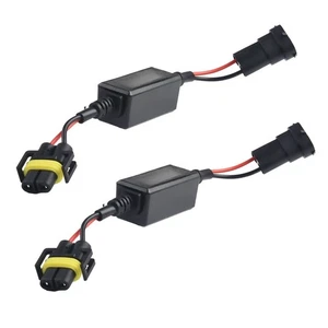 LED H8/H11 Headlight Canbus Error Free Anti Flicker Resistor Canceller Decoder - Picture 1 of 12