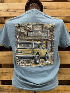 Backwoods Born & Raised Cafe Comfort Colors Unisex T-Shirt - Picture 1 of 7