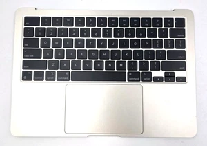 OEM Apple MacBook Air A2681 2022 M2 Oryginalne Top Case Palmrest Starlight Klasa B - Zdjęcie 1 z 3