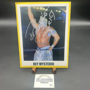 Stampa 8x10 firmata Rey Mysterio Wwe Wcw Ecw - Foto 1 di 9