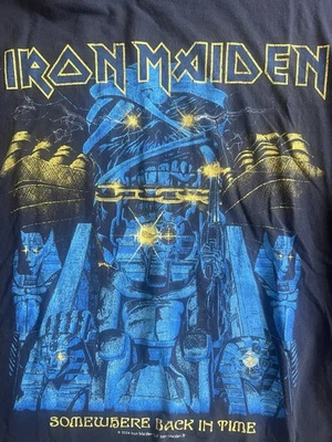 Camiseta gráfica Iron Maiden Somewhere In Back Time Band talla M Foto 1 de 4