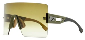 Dsquared2 Hype Shield Sunglasses D2 0126/S XL786 Brown/Green 99mm - Picture 1 of 3