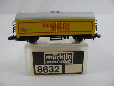 Marklin Mini-Club Z Scale Eichhoff Bier Beer Billboard Reefer Box Car #8632 VG - Image 1 of 4