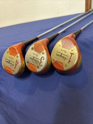 Vintage Ben Hogan Apex BH Wood Set 1 3 4 Golf Club Steel Shaft Good shape - Image 1 of 4