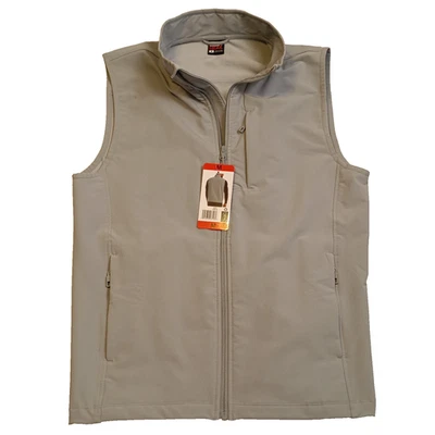32 Degrees Men’s Softshell Vest Medium Gray M Full Zip NWT Light Mark Washable - Image 1 of 4