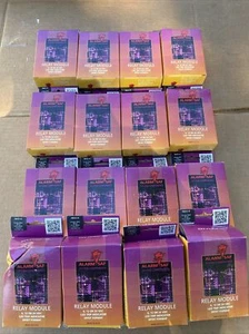 Lot Of 16 ALARM SAF RBKS-10 Relay Module 10 Amp 6/12/24VDC LED Trip Indicator - Picture 1 of 12