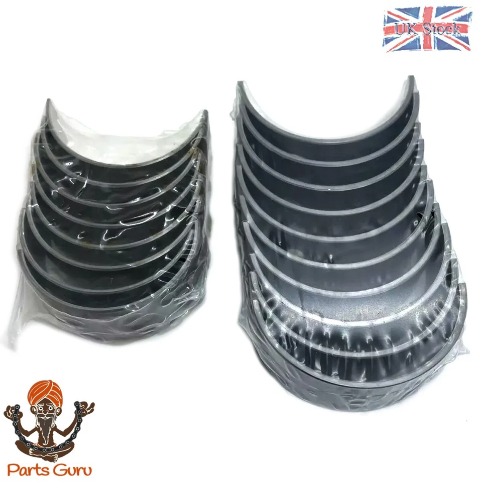 Main & Big End Bearings Set for Kia Hyundai i10 i20 Picanto Rio 1.2 G4LA - Image 1 of 1