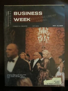 Business Week Magazine November 1958 Diamond Jubilee of the Met Glamor 61 - Picture 1 of 2