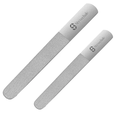 STYVECHALE 8" Nail File Diamond Deb/Dust Coated Coarse/Rough Toenail Files - Rough and Fine