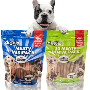 Deliciosas golosinas para perros MEZCLA DENTAL palitos de comida mastica distrae nailon huesos juguete gratis - Imagen 1 de 12