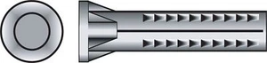 Hillman 370237 Lead Round Head High/Low Thread Ribbed Anchor 6-8 Dia.x3/4 L in. - Picture 1 of 1