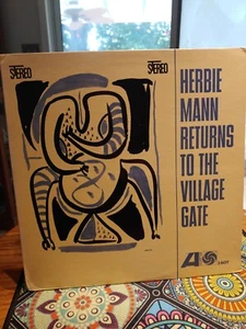 HERBIE MANN "RETURNS TO THE VILLAGE GATE" (1963) JAZZ / ATLANTIC 1407 STEREO! - Picture 1 of 7